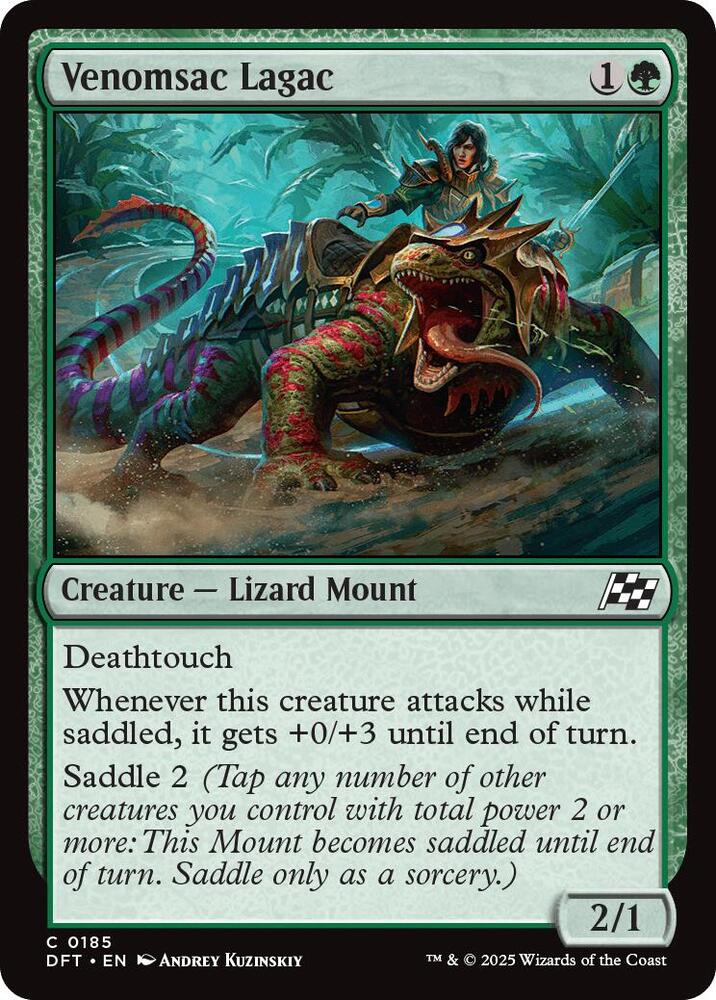 Venomsac Lagac [Foil] #185 Magic Aetherdrift image 0
