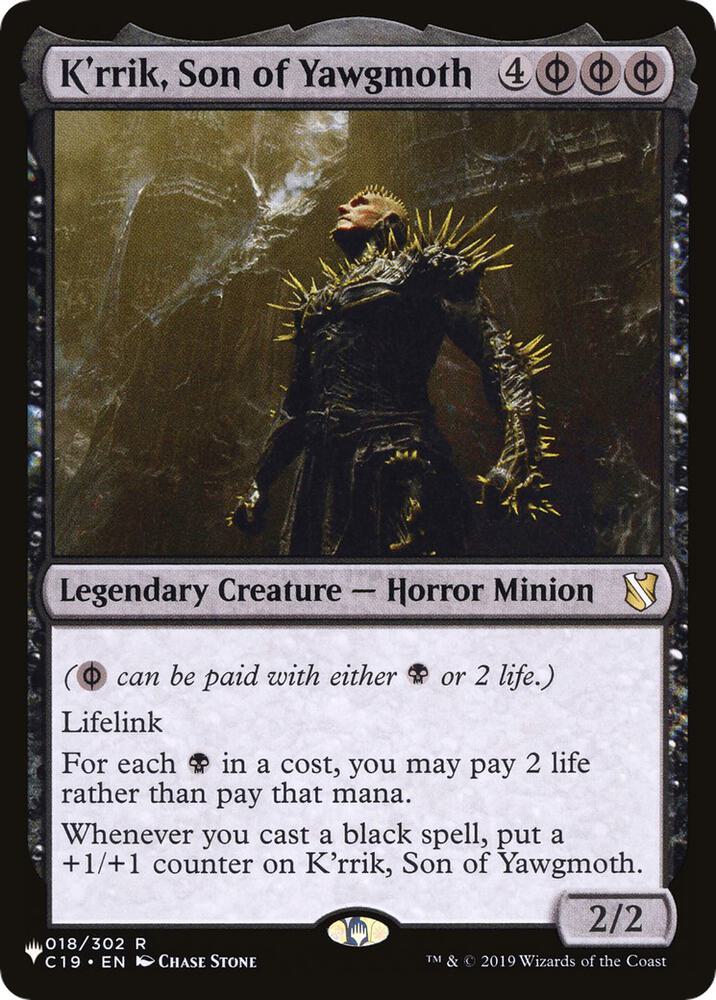 K'rrik, Son of Yawgmoth #18 Magic The List Reprints image 0
