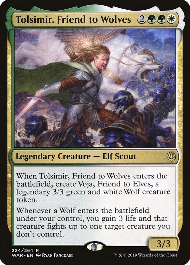 Tolsimir, Friend to Wolves - War of the Spark 224/264 image 0