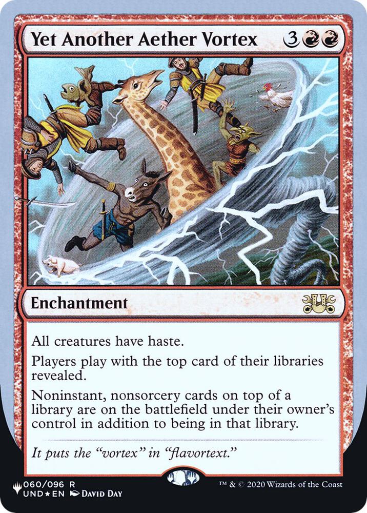 Yet Another Aether Vortex [Foil] #60 Magic The List Reprints image 0
