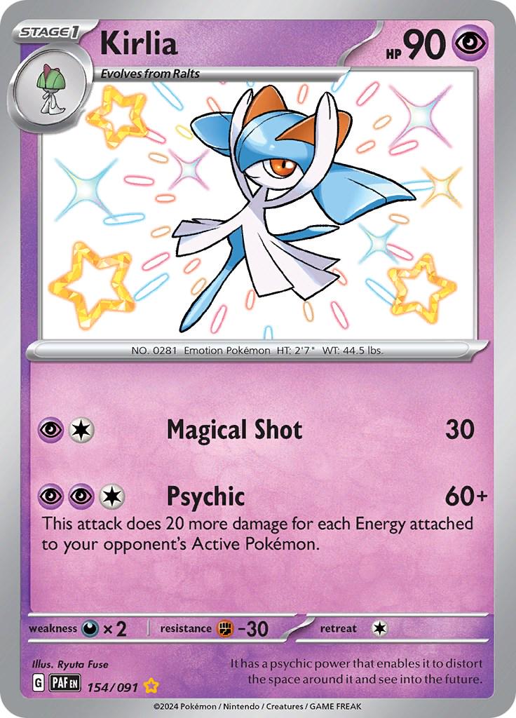 Kirlia #154 Pokemon Paldean Fates image 0