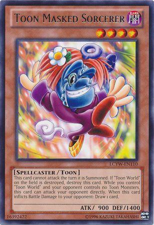 Toon Masked Sorcerer LCYW-EN110 YuGiOh Legendary Collection 3 Unlimited image 0