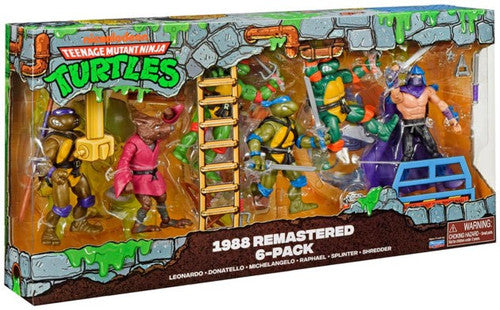 Teenage Mutant Ninja Turtles 1988 Remastered 6-Pack Figures