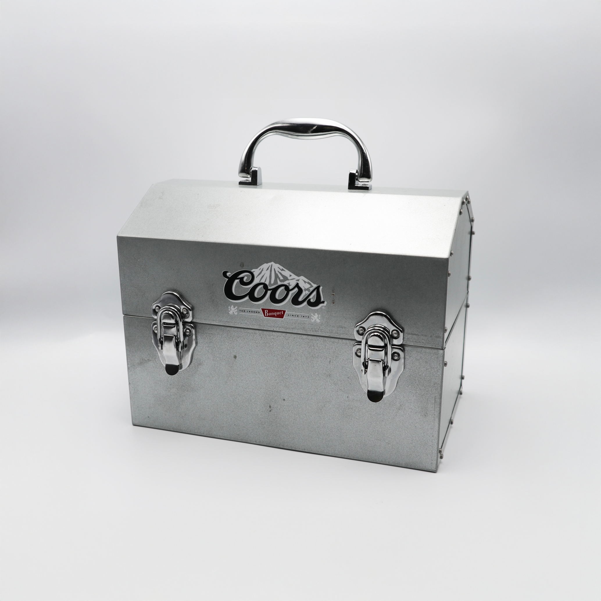 Coors Beer Aluminum Tool Box image 0