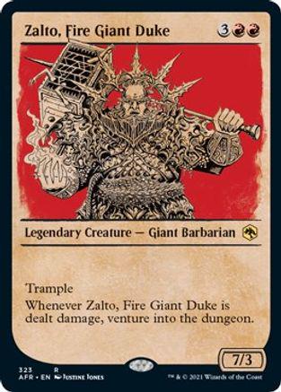Zalto, Fire Giant Duke [Showcase] #323 Magic AFR image 0