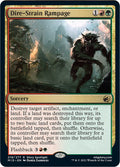 Dire-Strain Rampage [Foil] #219 Magic Innistrad: Midnight Hunt image 0
