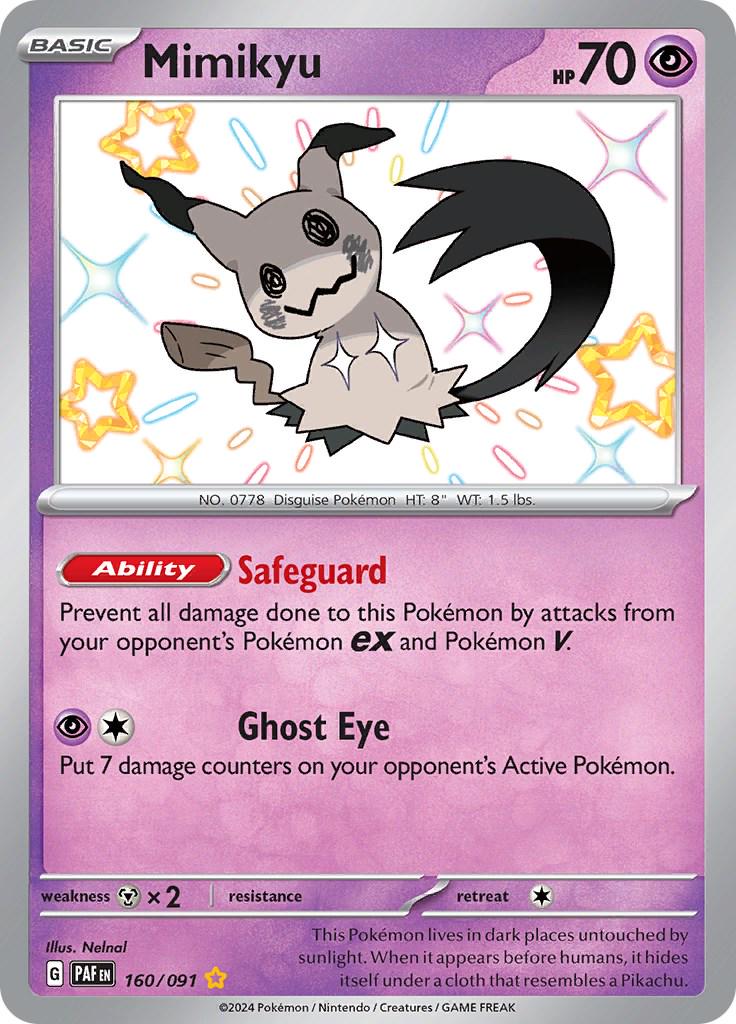 Mimikyu #160 Pokemon Paldean Fates image 0