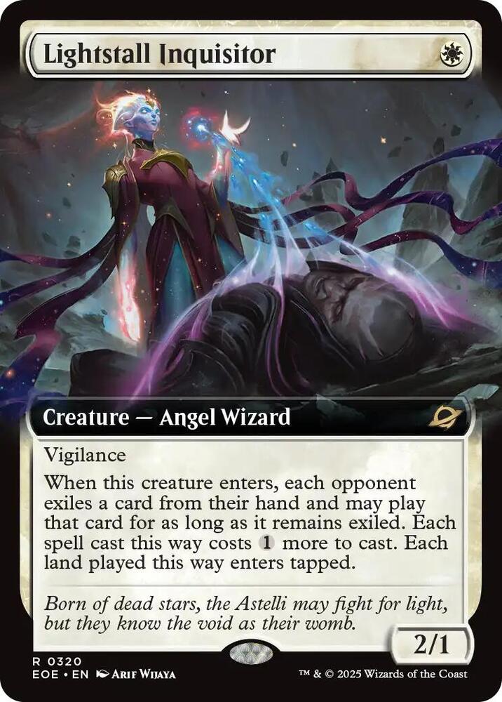 Lightstall Inquisitor [Extended Art] #320 Magic Edge of Eternities image 0