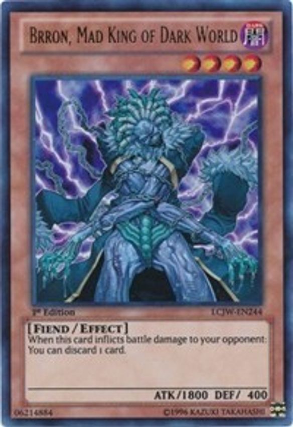 Brron, Mad King Of Dark World LCJW-EN244 image 0