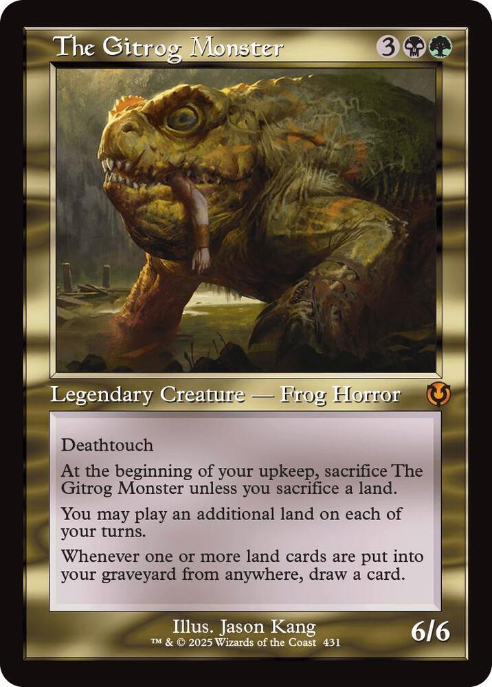 The Gitrog Monster [Retro Frame] #431 Magic Innistrad Remastered image 0