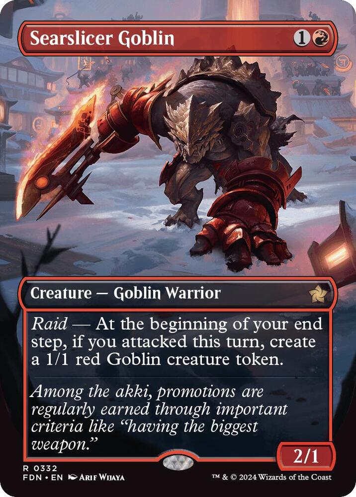 Searslicer Goblin [Foil] #332 Magic Foundations image 0