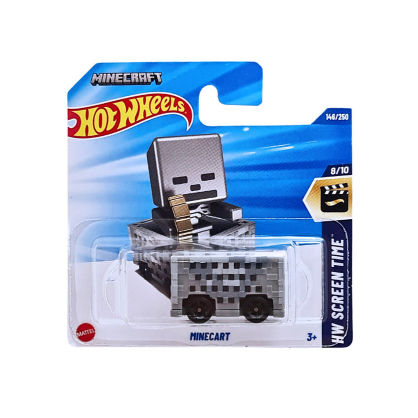 Hot Wheels Minecraft HW Screen Time - Minecart 8/10 image 0