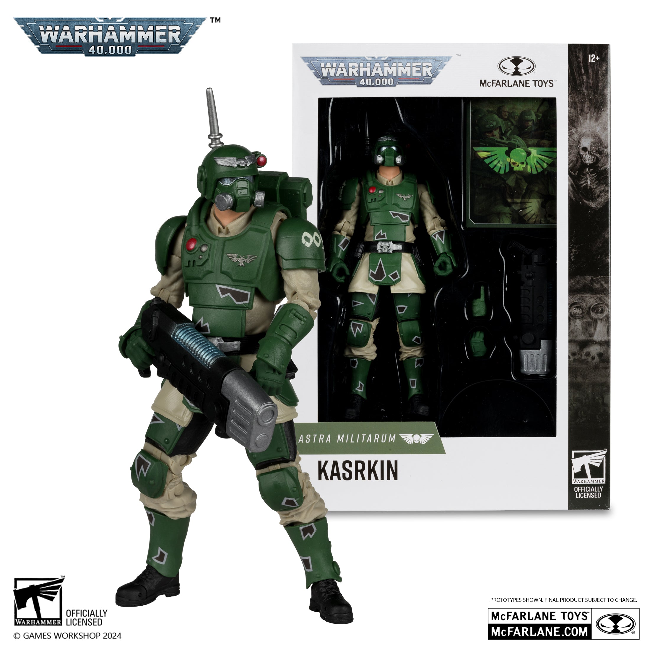 Warhammer 40K Kasrkin (Astra Militarum)  McFarlane Figure image 0