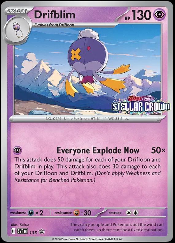Drifblim #135 Pokemon Promo image 0