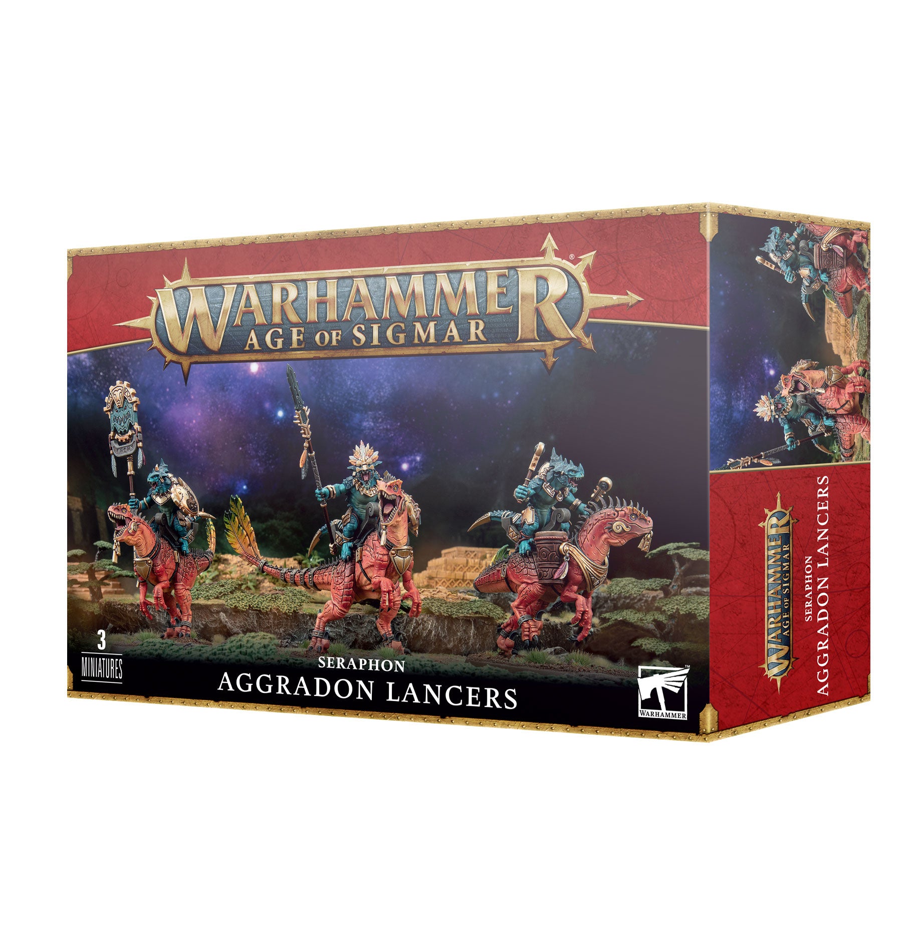 Warhammer AOS: Seraphon Aggradon Lancers image 0
