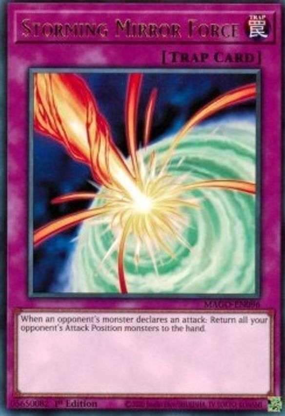 Storming Mirror Force MAGO-EN096 YuGiOh Maximum Gold image 0