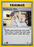 Professor Elm [1st Edition] #96 Pokemon Neo Genesis (MP) image 0
