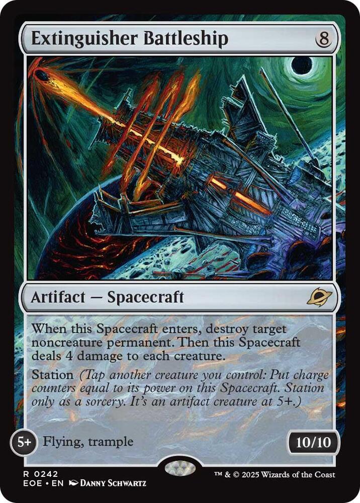 Extinguisher Battleship [Foil] #242 Magic Edge of Eternities image 0