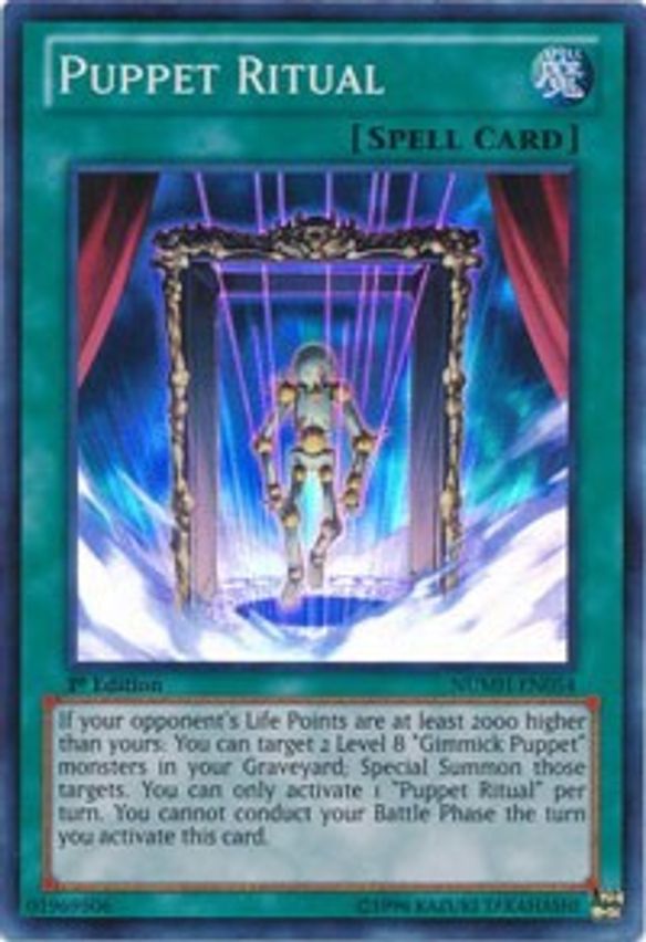 Puppet Ritual NUMH-EN054 YuGiOh Number Hunters image 0