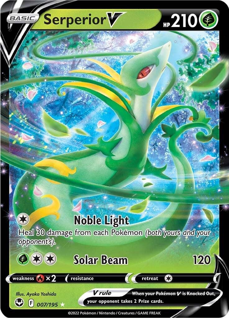 Serperior V #7 Pokemon Silver Tempest image 0