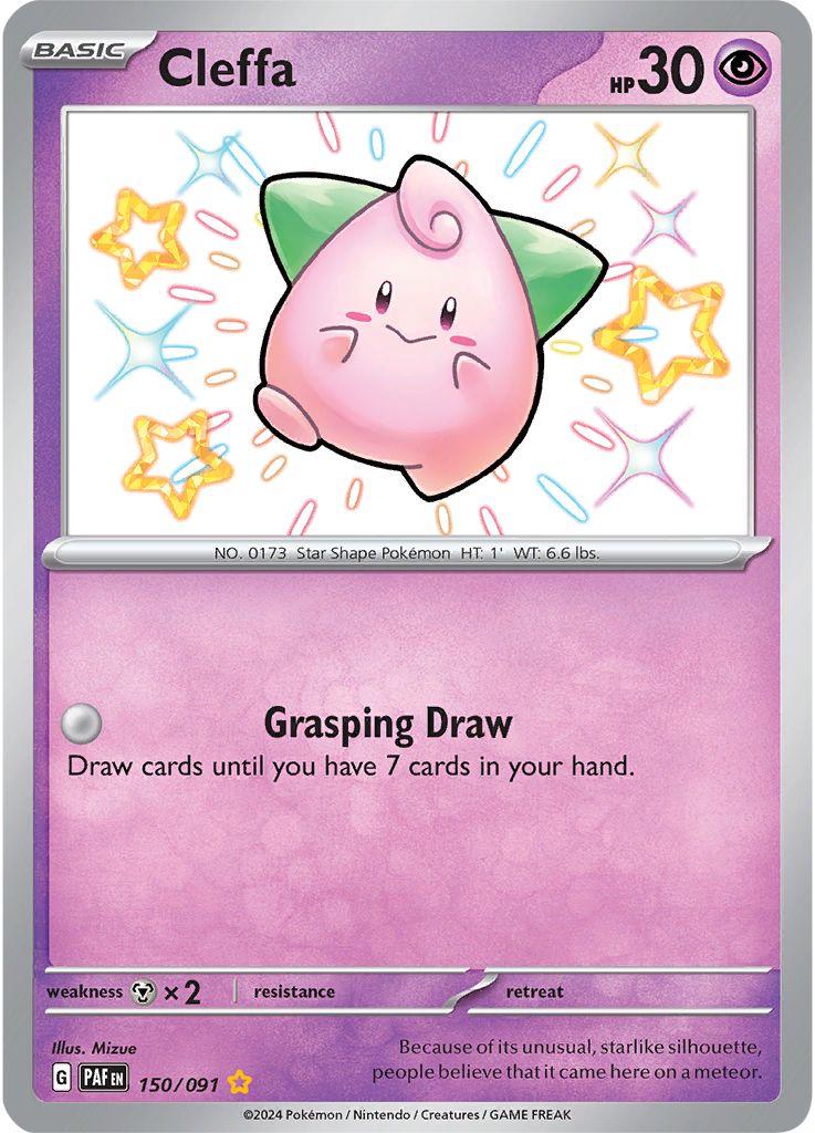 Cleffa #150 Pokemon Paldean Fates image 0