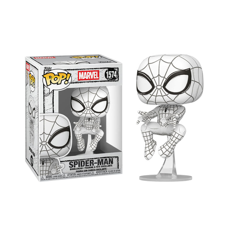 Marvel Funko POP! Sketched Spider-Man #1574 image 0