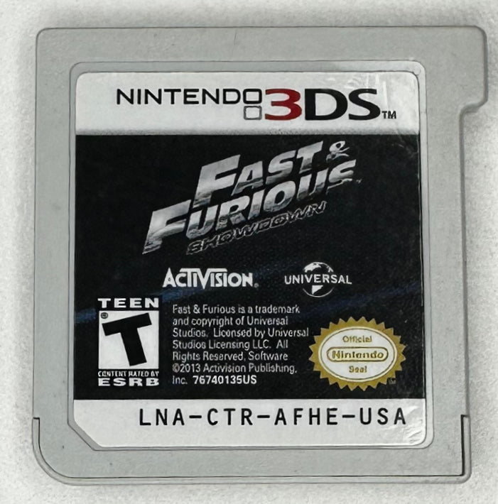 Fast and the Furious: Showdown Nintendo 3DS image 0