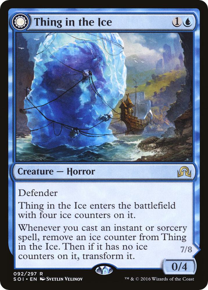 Thing in the Ice // Awoken Horror #92 Magic Shadows Over Innistrad