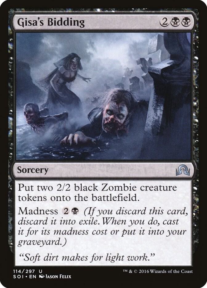 Gisa's Bidding #114 Magic Shadows Over Innistrad