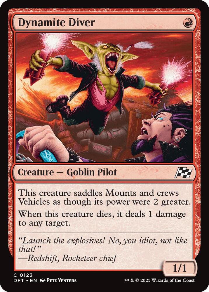 Dynamite Diver [Foil] #123 Magic Aetherdrift image 0