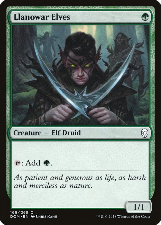 Llanowar Elves #168 Magic Dominaria image 0