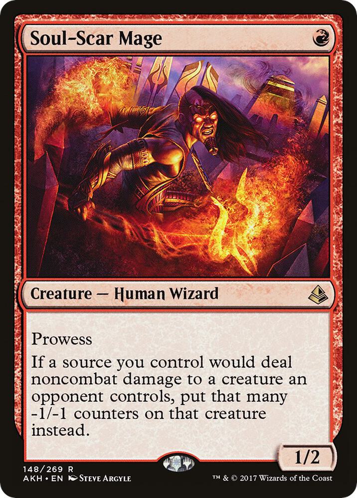 Soul-Scar Mage #148 Magic Amonkhet