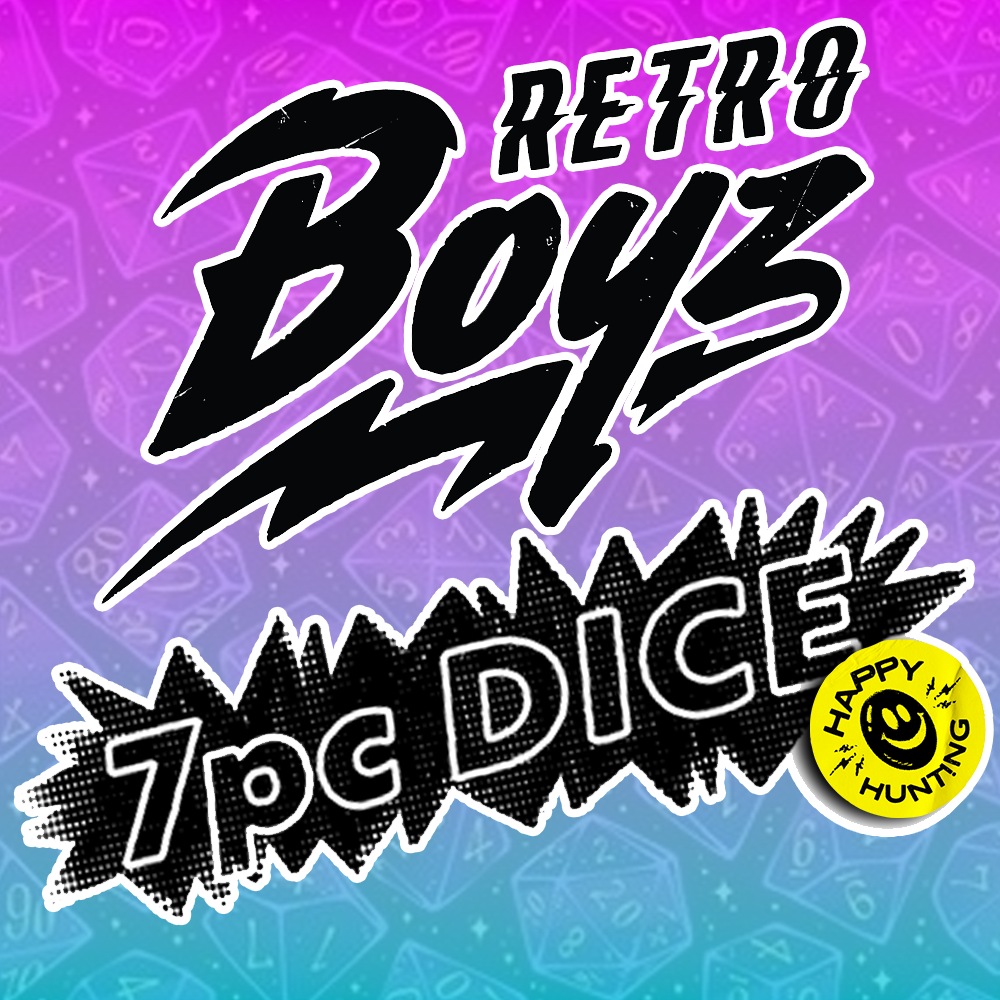 Retro Boyz 7 Piece Dice Set image 0