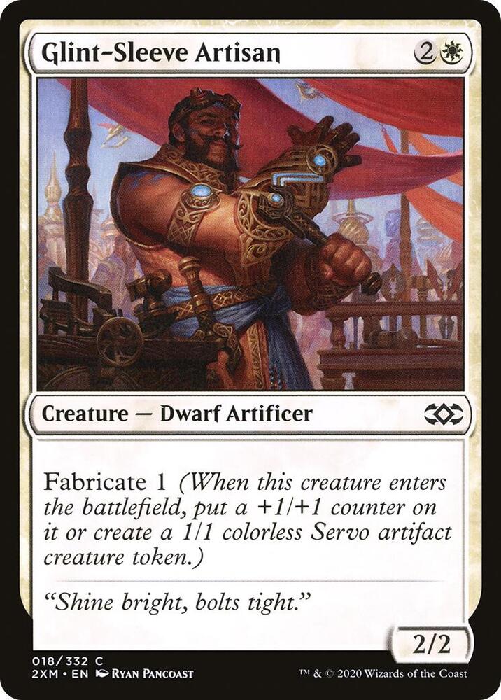 Glint-Sleeve Artisan [Foil] #18 Magic Double Masters image 0