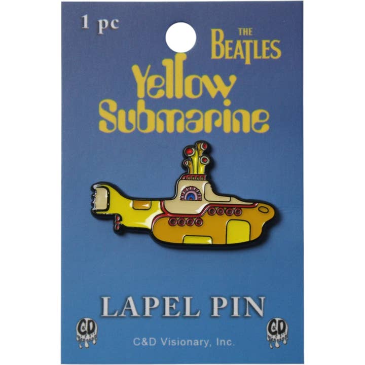 The Beatles - Yellow Submarine Enamel Lapel Pin