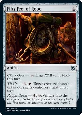 Fifty Feet of Rope #244 [Foil] Magic AFR image 0