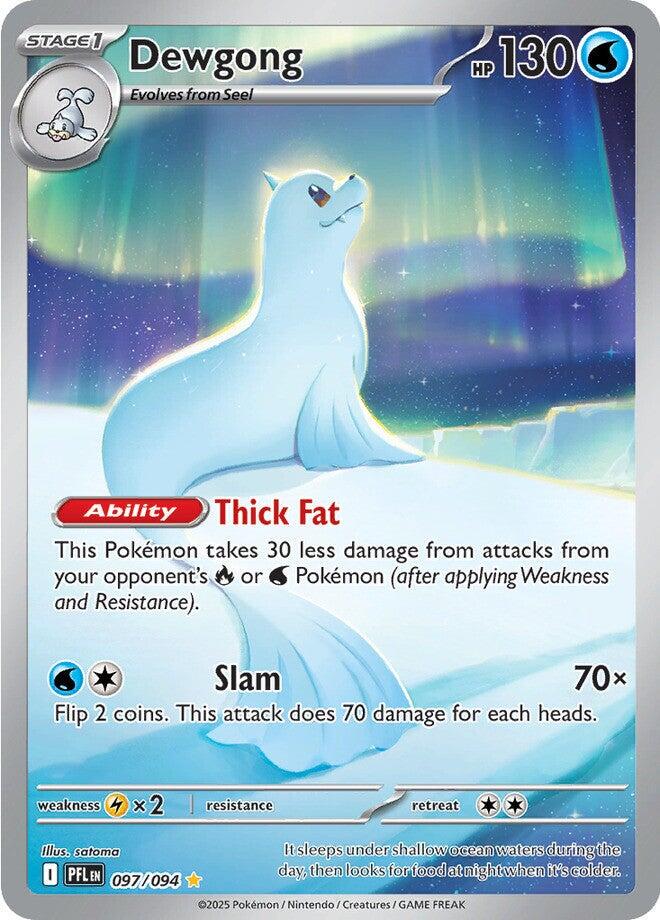 Dewgong #97 Pokemon Phantasmal Flames image 0