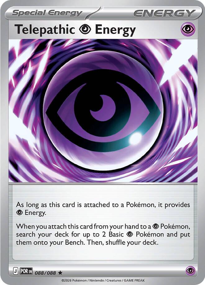 Telepathic Psychic Energy #88 Pokemon Perfect Order