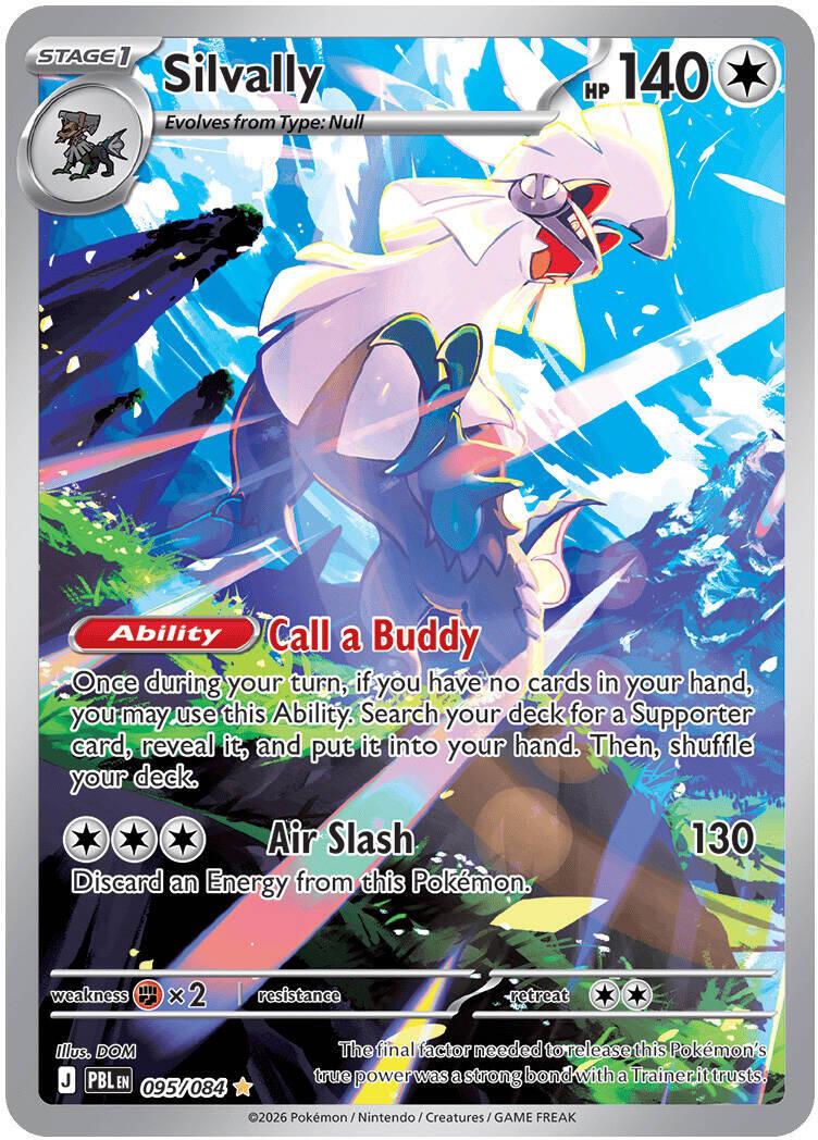 Silvally #95 Pokemon Pitch Black