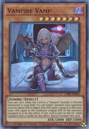 Vampire Vamp LART-EN033 YuGiOh Lost Art Promo [Sealed]