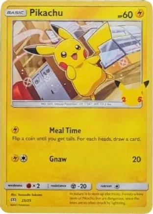 Pikachu #25 Pokemon McDonalds 2021