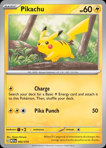 Pikachu [Holo] #2 Pokemon McDonalds 2024