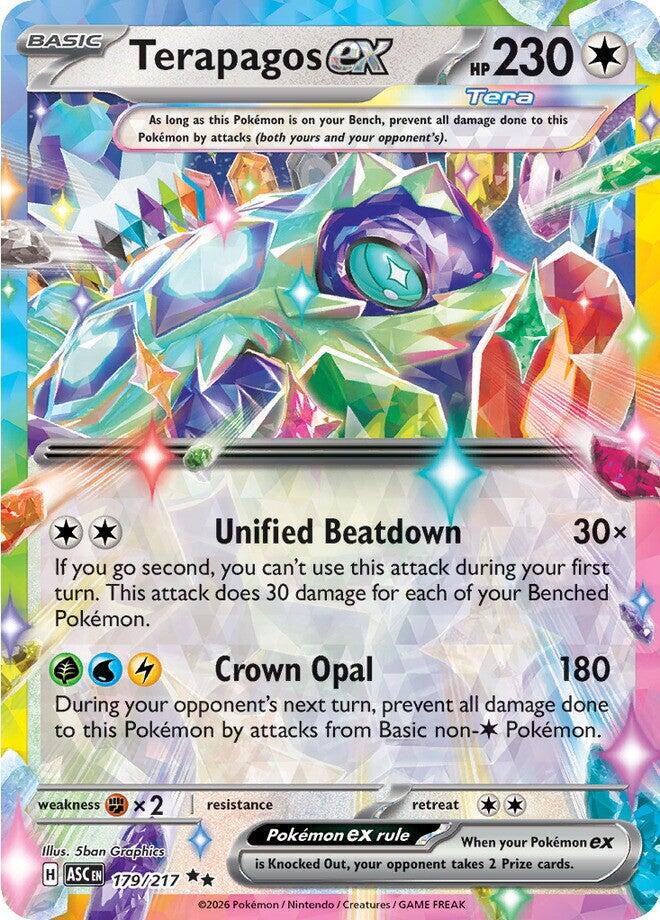 Terapagos ex #179 Pokemon Ascended Heroes