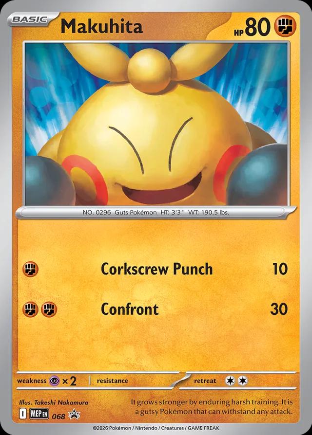 Makuhita #68 Pokemon Promo