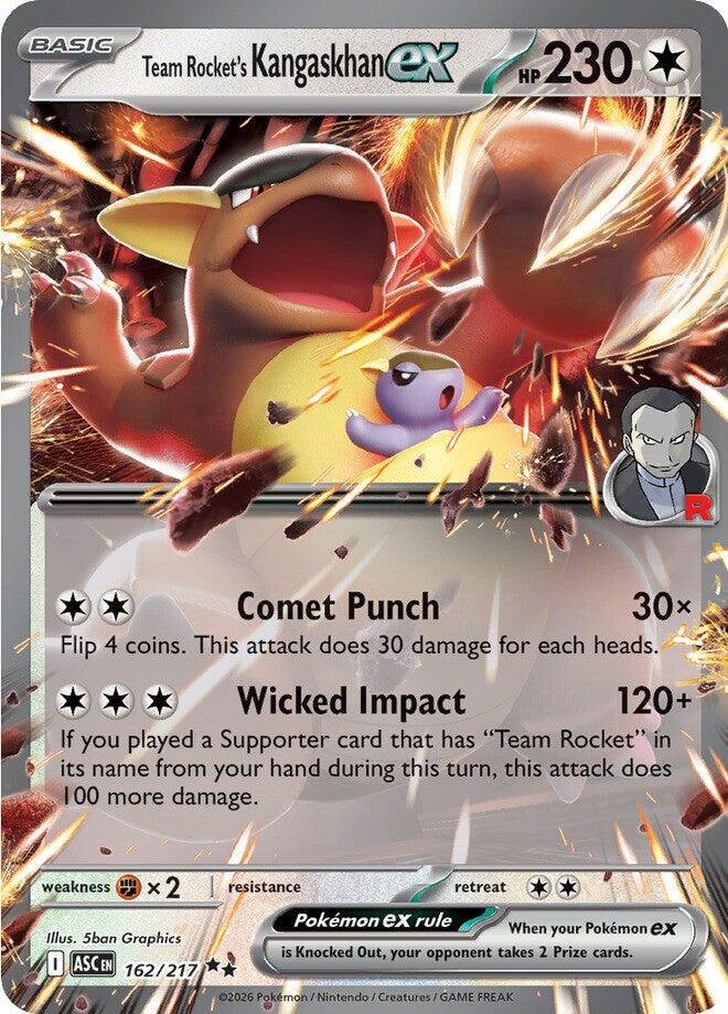 Team Rocket's Kangaskhan ex #162 Pokemon Ascended Heroes
