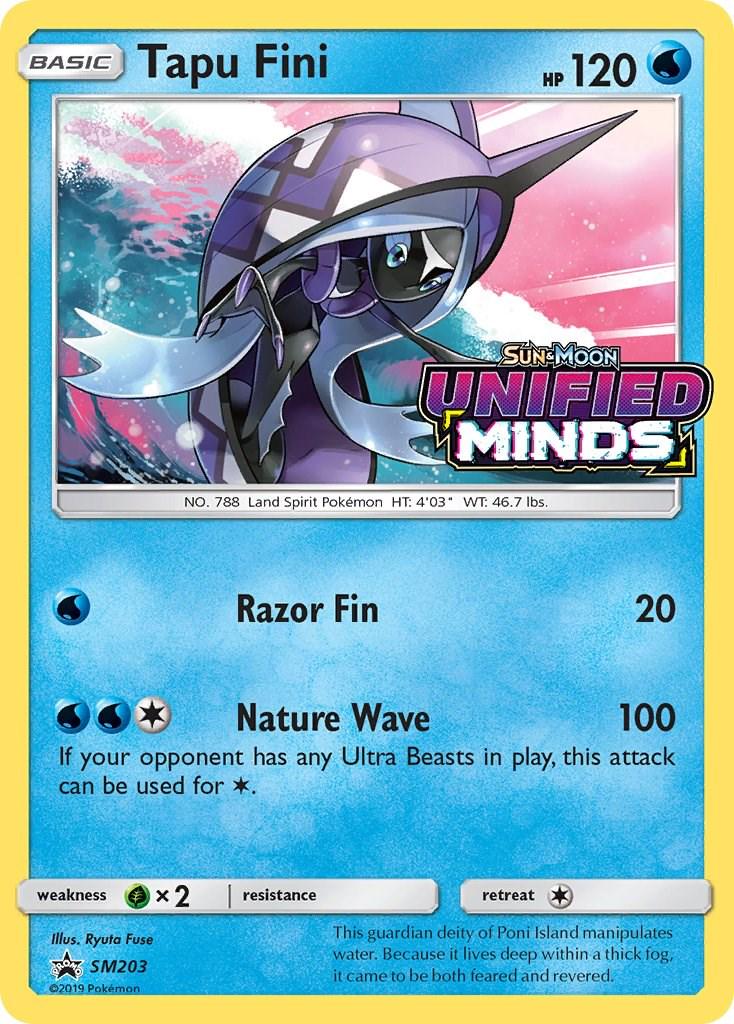 Tapu Fini #SM203 Pokemon Promo (LP)