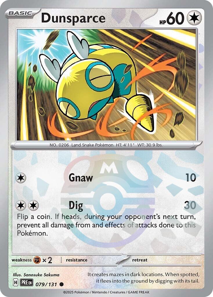 Dunsparce [Master Ball] #79 Pokemon Prismatic Evolutions