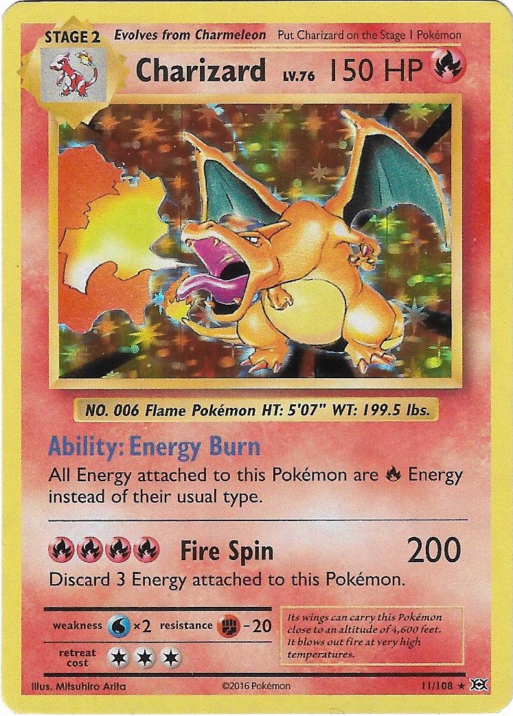 Charizard #11 Pokemon Evolutions (LP)