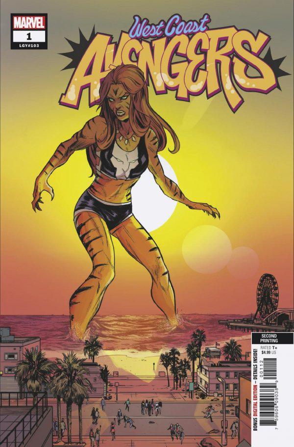 West Coast Avengers [2nd Print Caselli] #1 (2018)