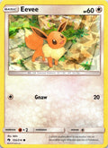 Eevee [Cracked Holo] #155 Pokemon Lost Thunder